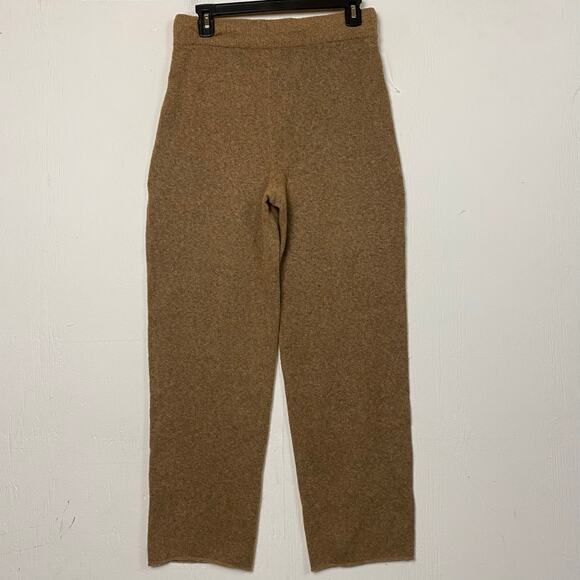 Everlane Cozy Stretch Straight Leg Sweatpant Wool Blend Toasted Coconut Small - Picture 5 of 9